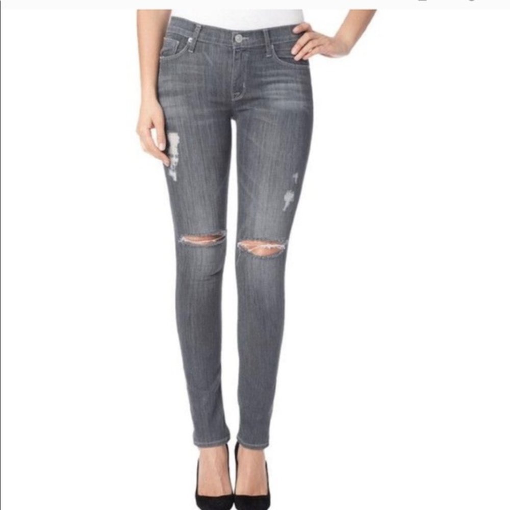 HUDSON SHINE midrise skinny jeans